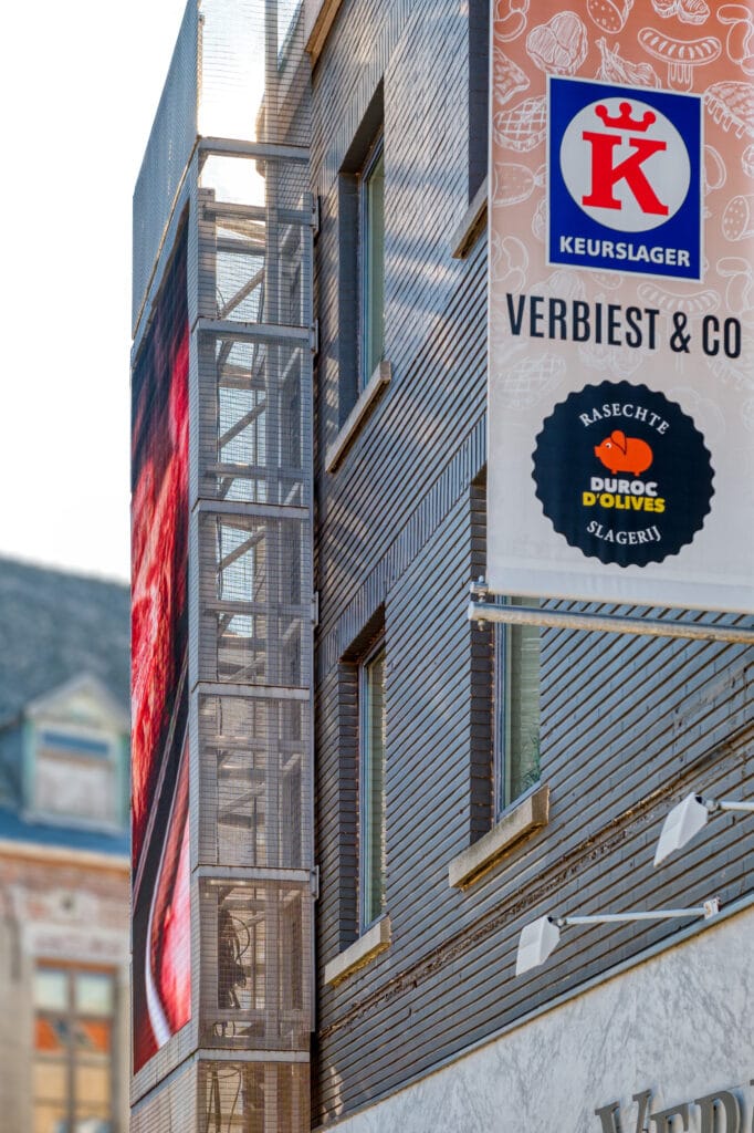 Digital signage voor Keurslager Verbiest & Co - Kimeru